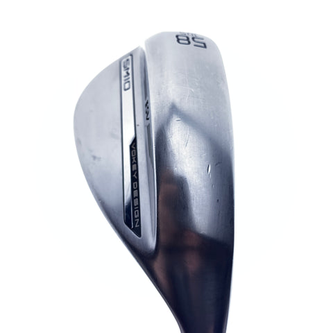 Used Titleist Vokey SM10 Tour Chrome Lob Wedge / 58.0 Degrees / Wedge Flex
