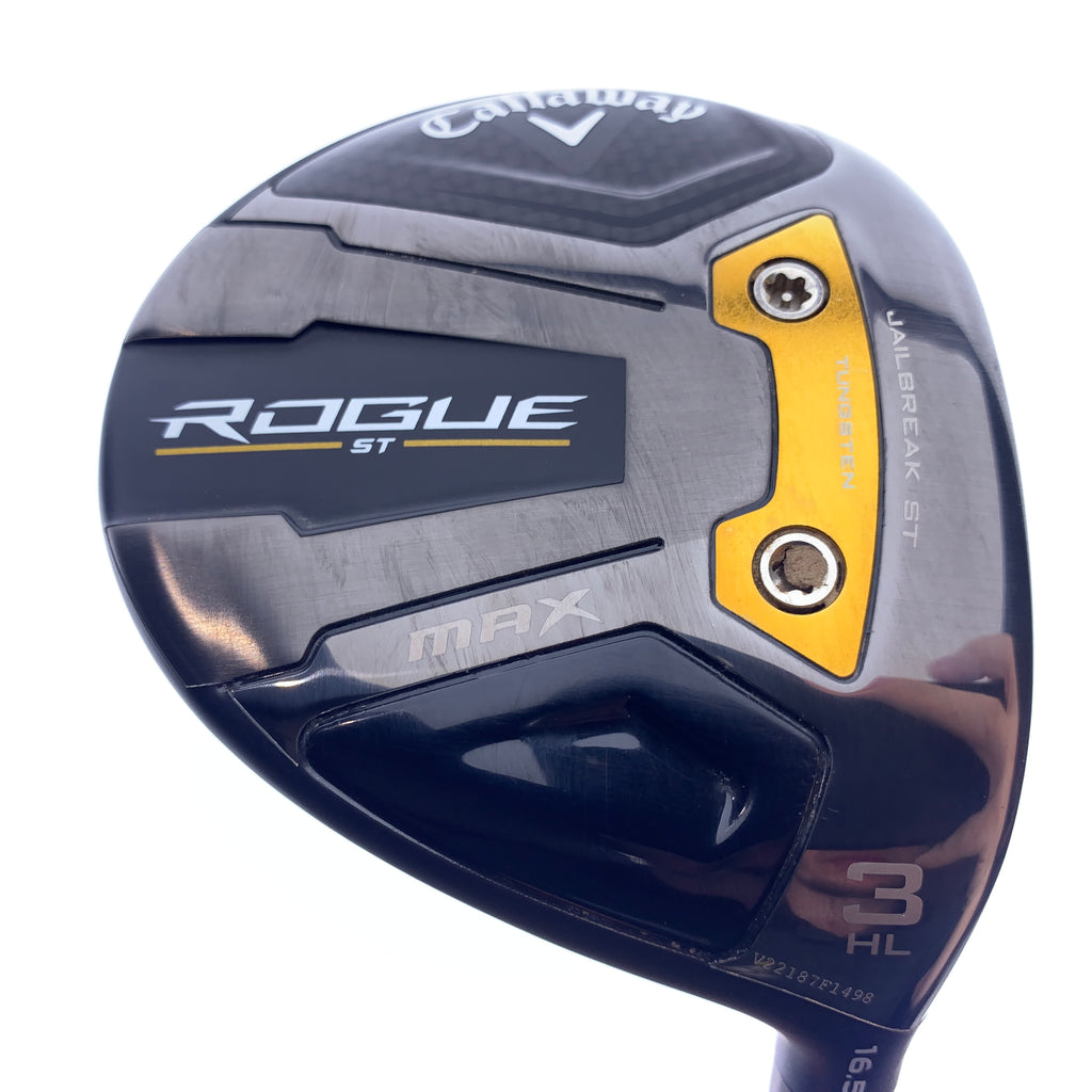 Used Callaway Rogue ST MAX 3  HL Fairway Wood / 16.5 Degrees / Regular Flex