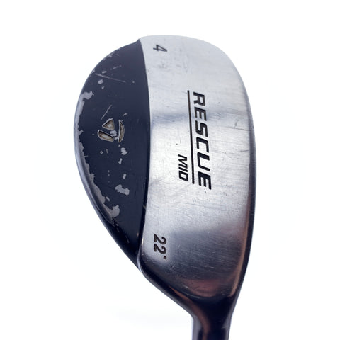 Used TaylorMade Rescue Mid 4 Hybrid / 22.0 Degrees / Regular Flex