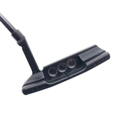 Used Scotty Cameron Limited Edition Triple Black B3 Newport 2 Putter / 35.00 In
