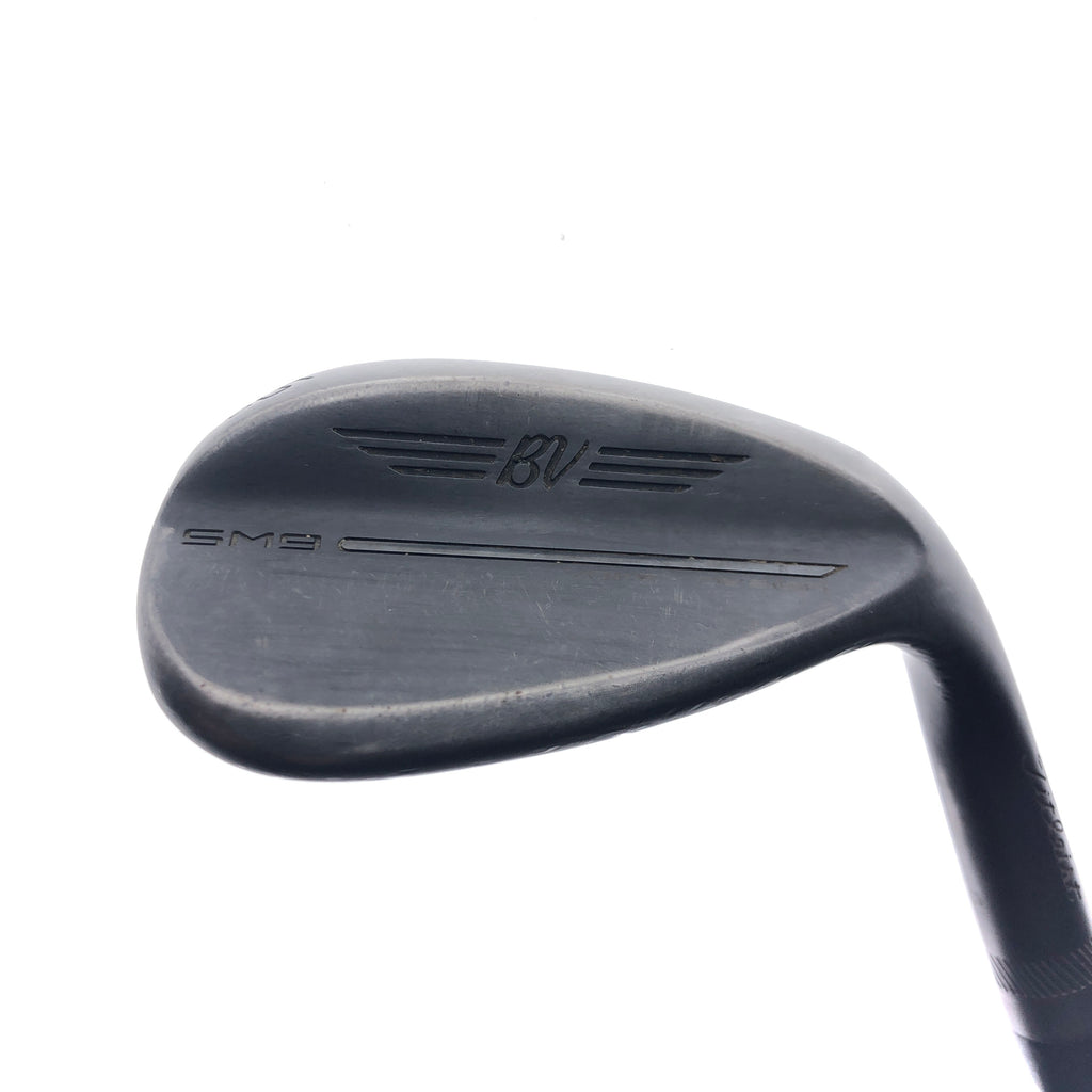 Used Titleist SM9 Jet Black Sand Wedge / 56.0 Degrees / Wedge Flex