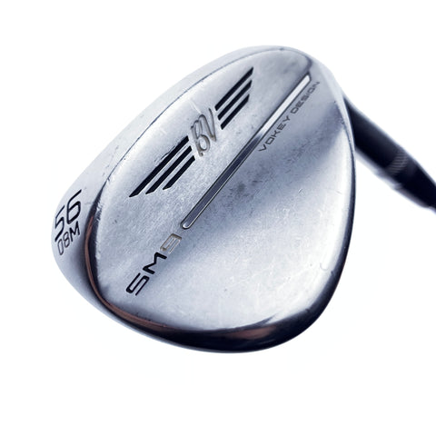 Used Titleist SM9 Tour Chrome Sand Wedge / 56.0 Degrees / Wedge Flex