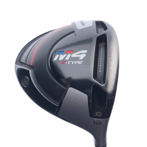 Used TaylorMade M4 D-Type Driver / 12.0 Degrees / Lite Flex