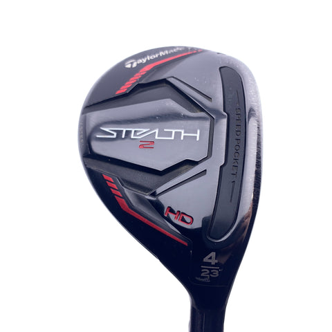 Used TaylorMade Stealth 2 HD 4 Hybrid / 23 Degrees / Regular Flex