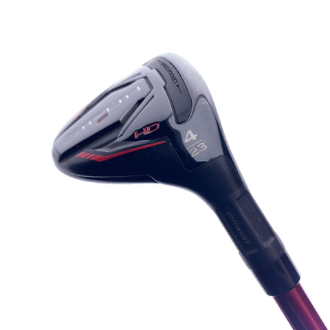 Used TaylorMade Stealth 2 HD 4 Hybrid / 23 Degrees / Regular Flex