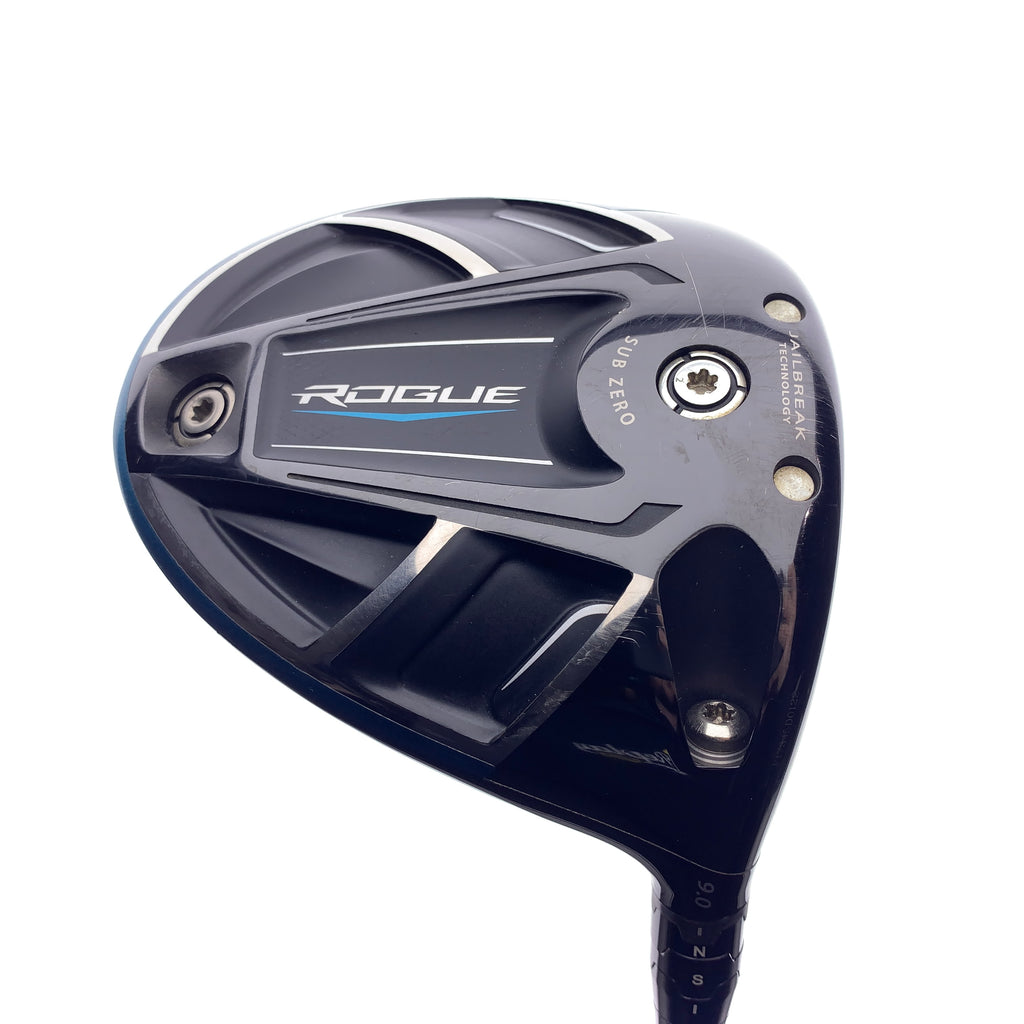 Used Callaway Rogue Sub Zero Driver / 9.0 Degrees / X-Stiff Flex