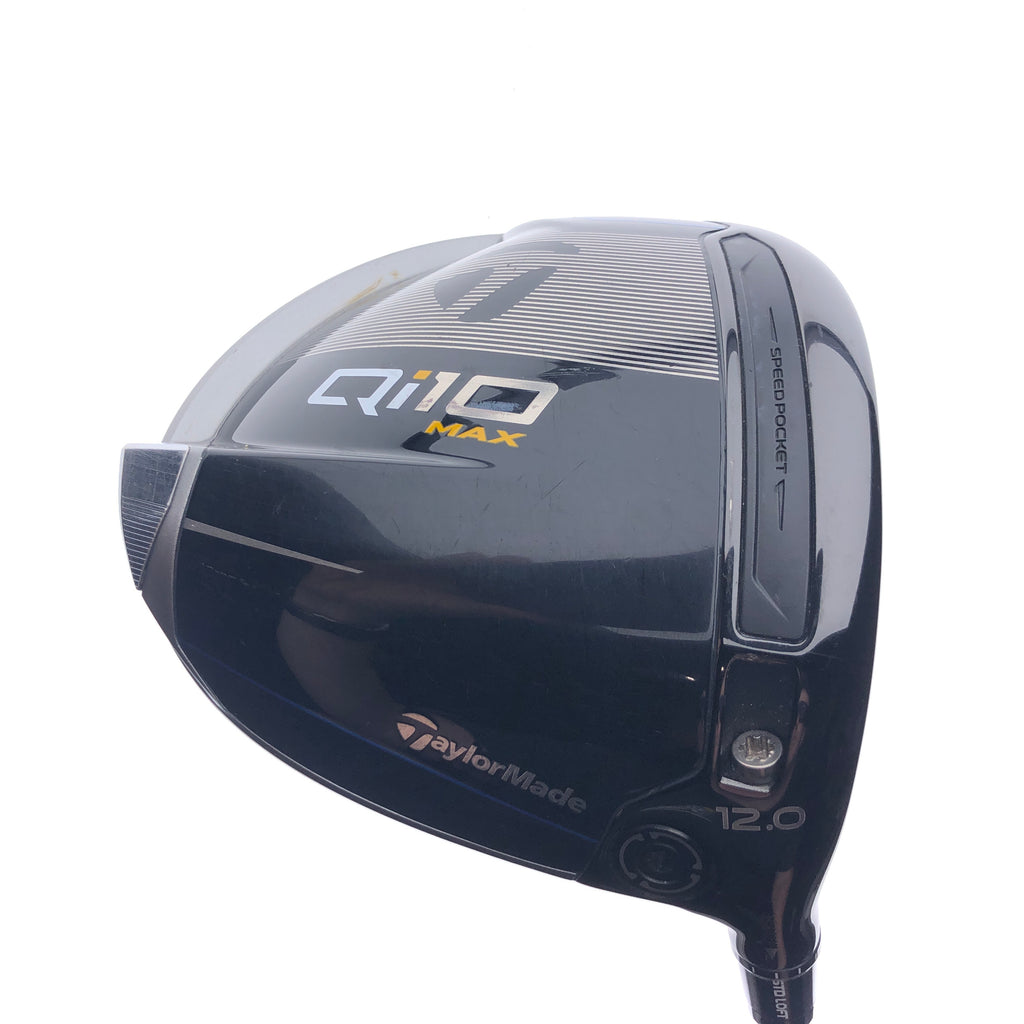 Used TaylorMade Qi10 Max Driver / 12.0 Degrees / A Flex