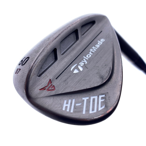 Used TaylorMade Hi-Toe RAW Lob Wedge / 60.0 Degrees / Regular Flex