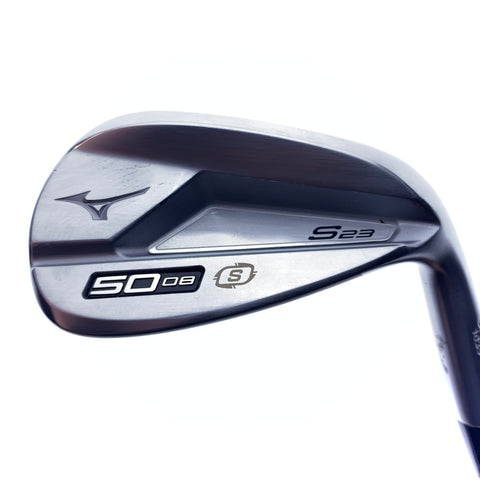 Used Mizuno S23 White Satin Gap Wedge / 50.0 Degrees / Stiff Flex