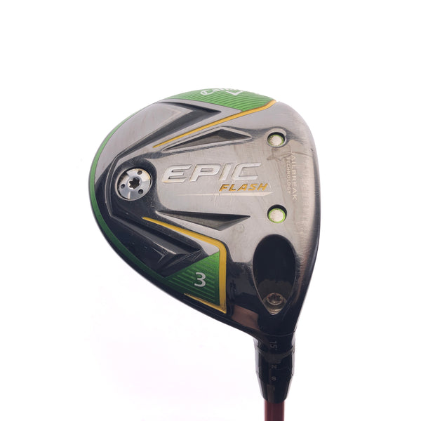 Used Callaway EPIC Flash 3 Fairway Wood / 15 Degrees / Stiff Flex
