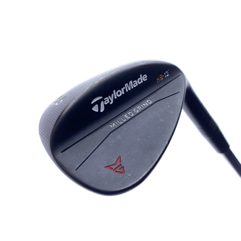 Used TaylorMade Milled Grind Black Sand Wedge / 56.0 Degrees / Wedge Flex