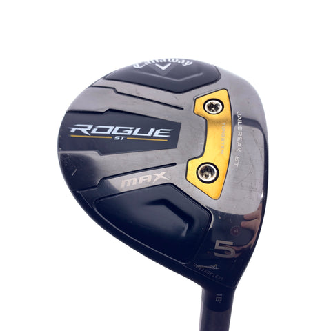 Used Callaway Rogue ST MAX 5 Fairway Wood / 18.0 Degrees / Regular Flex