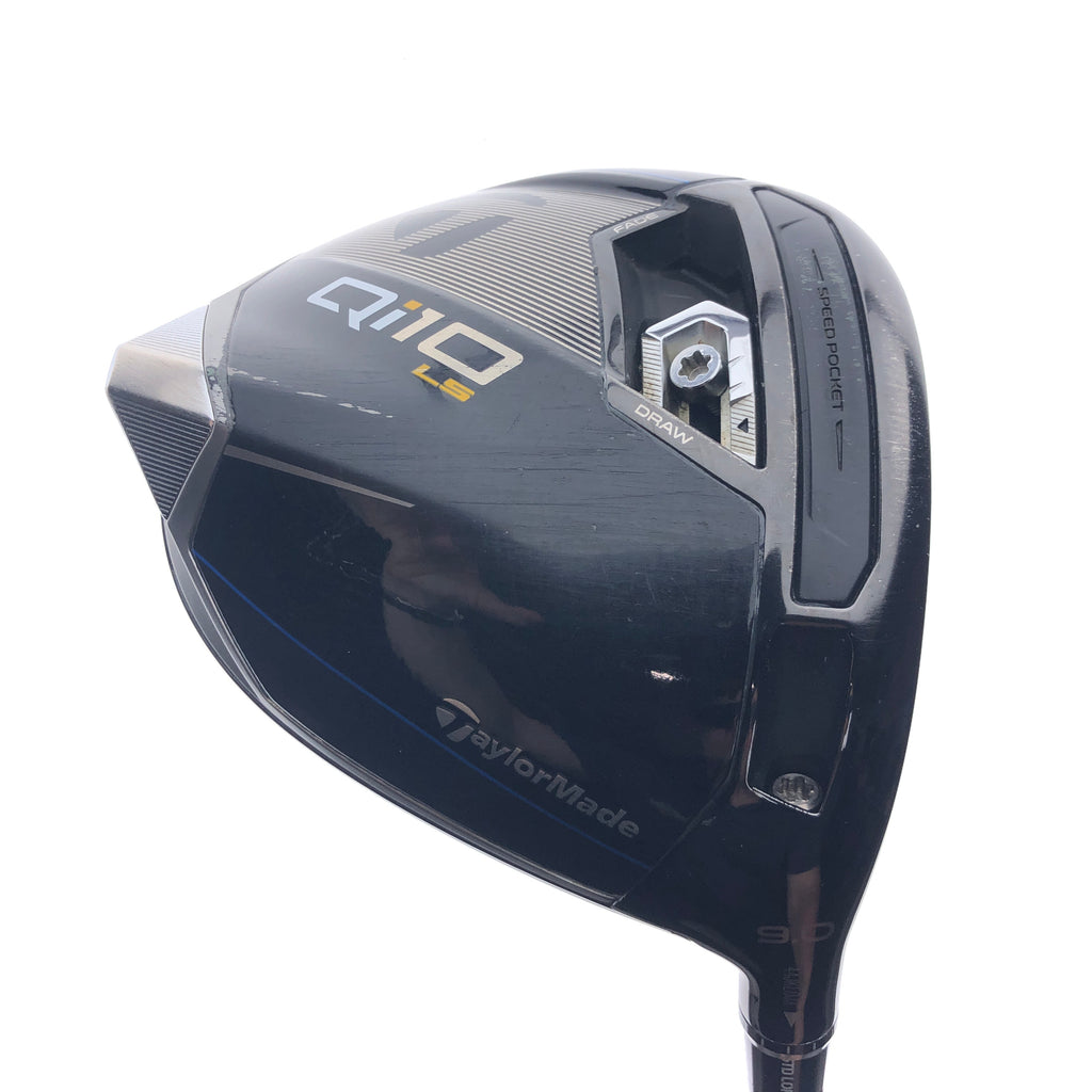 Used TaylorMade Qi10 LS Driver / 9.0 Degrees / Stiff Flex