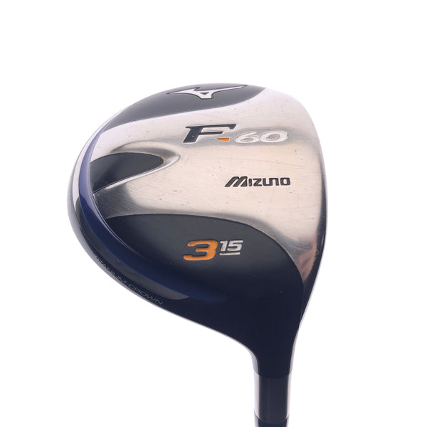 Used Mizuno F-60 3 Fairway Wood / 15 Degrees / Stiff Flex
