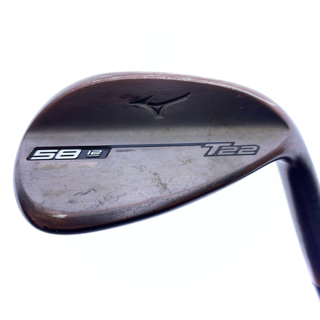Used Mizuno T22 Denim Copper Lob Wedge / 58.0 Degrees / Regular Flex