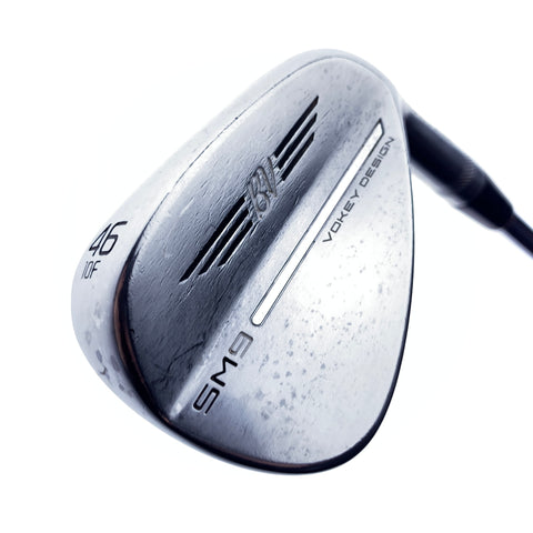 Used Titleist SM9 Tour Chrome Pitching Wedge / 46.0 Degrees / X-Stiff Flex