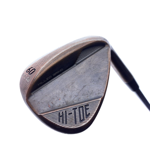 Used TaylorMade Milled Grind Hi-Toe 4 Copper Lob Wedge / 60.0 Deg/ Stiff Flex