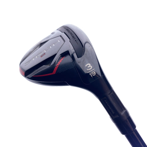 Used TaylorMade Stealth 2 3 Hybrid / 19.0 Degrees / Stiff Flex