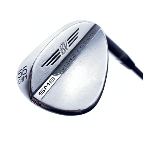 Used Titleist Vokey SM8 Tour Chrome Sand Wedge / 56.0 Degrees / Wedge Flex