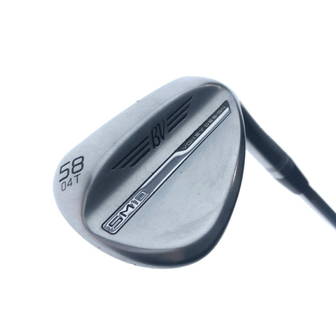 Used Titleist Vokey SM10 Tour Chrome Lob Wedge / 58.0 Degrees / Wedge Flex