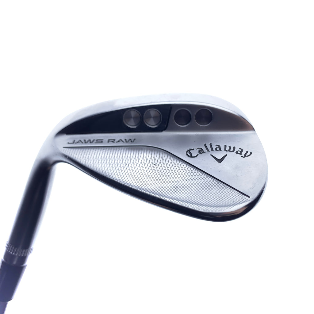 Used Callaway Jaws Raw 2022 Lob Wedge / 58.0 Degrees / Wedge Flex / Left-H