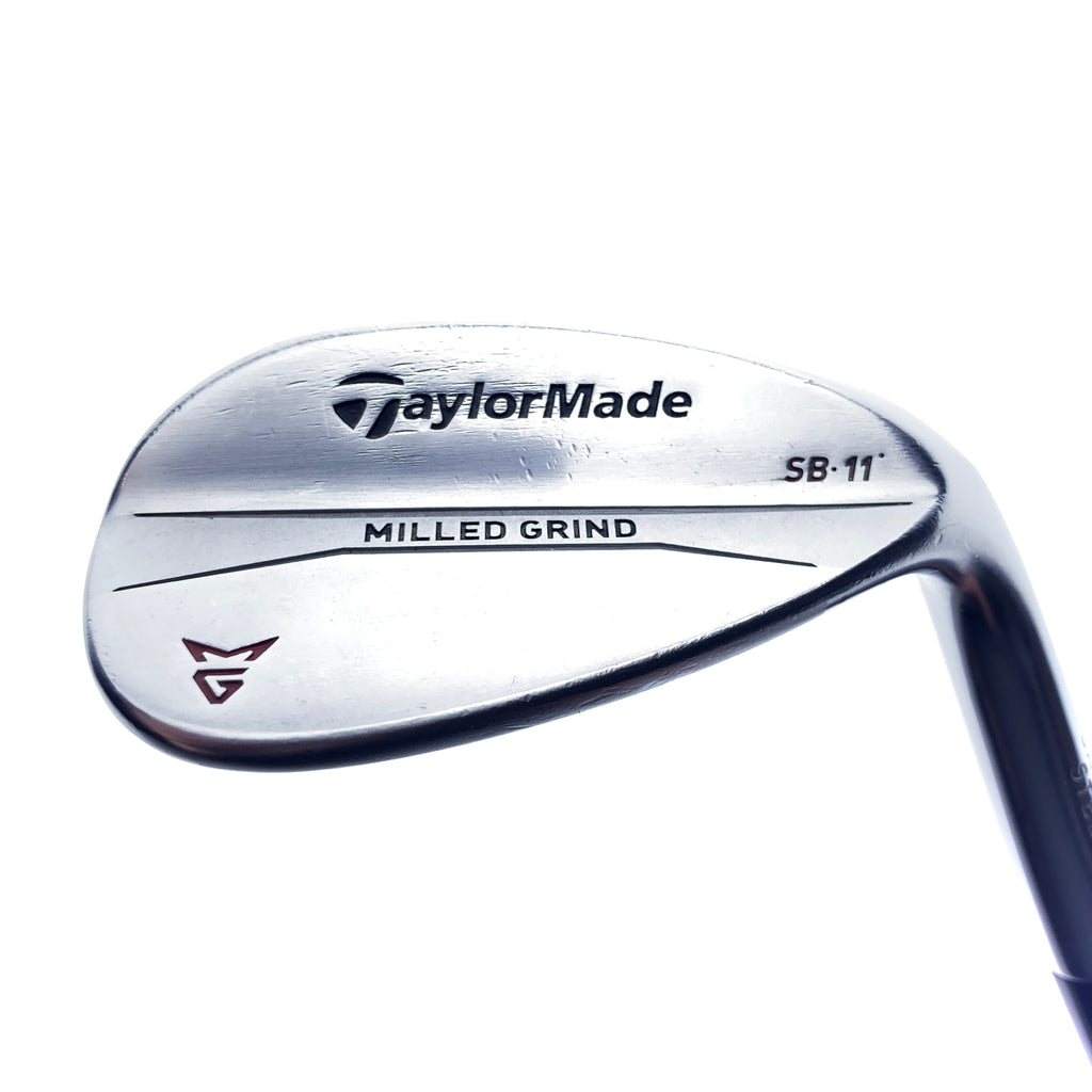Used TaylorMade Milled Grind Satin Chrome Lob Wedge / 58.0 Degrees / Wedge Flex