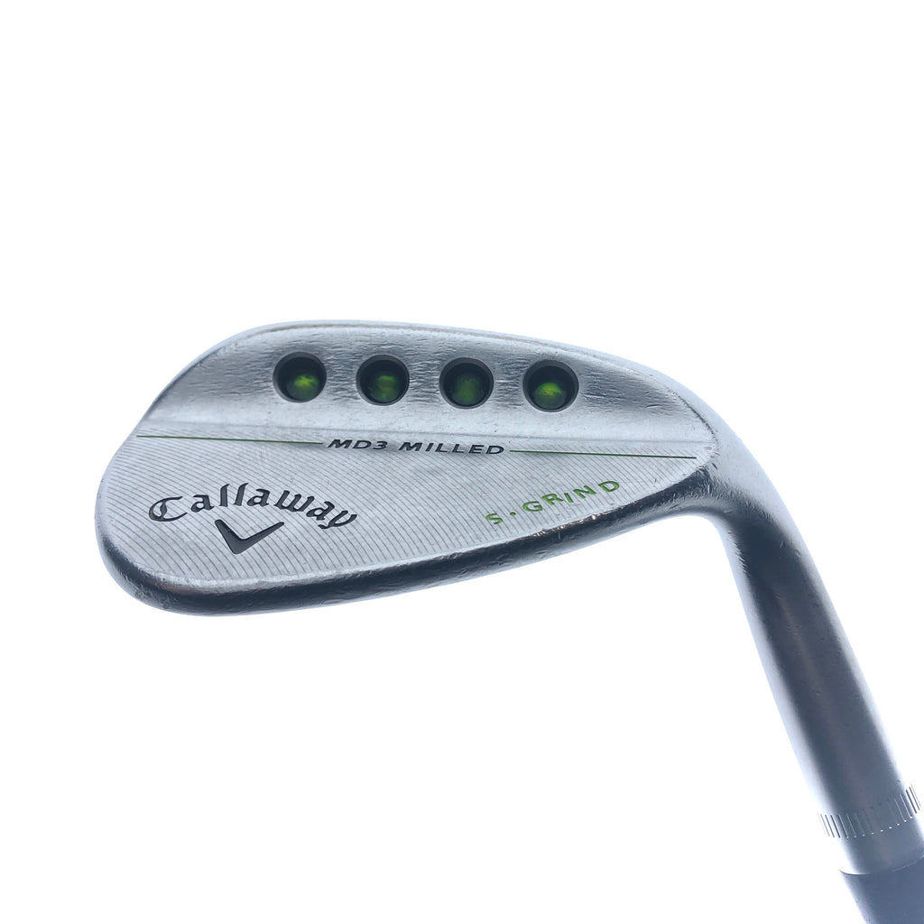 Used Callaway MD3 Milled Chrome Gap Wedge / 52.0 Degrees / Wedge Flex