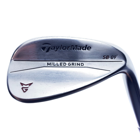 Used TaylorMade Milled Grind Satin Chrome Gap Wedge / 52.0 Degrees / Wedge Flex