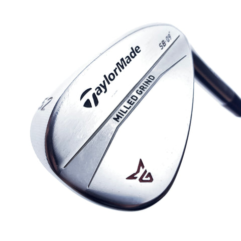 Used TaylorMade Milled Grind Satin Chrome Gap Wedge / 52.0 Degrees / Wedge Flex
