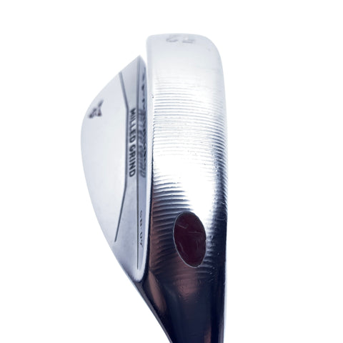 Used TaylorMade Milled Grind Satin Chrome Gap Wedge / 52.0 Degrees / Wedge Flex