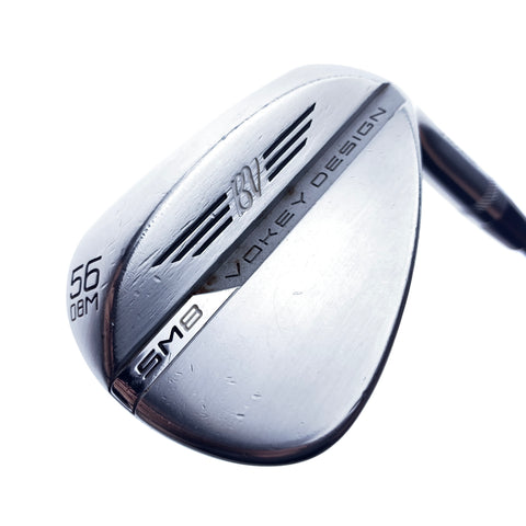 Used Titleist Vokey SM8 Tour Chrome Sand Wedge / 56 Degrees / Stiff Flex