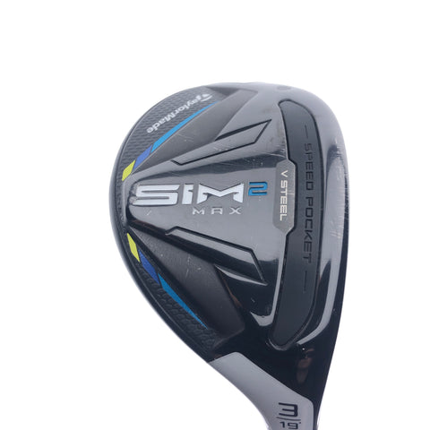 Used TaylorMade Sim2 Max Rescue 3 Hybrid / 19.0 Degrees / Stiff Flex