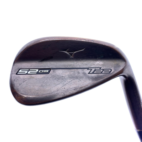 Used Mizuno T22 Denim Copper Gap Wedge / 52.0 Degrees / Regular Flex