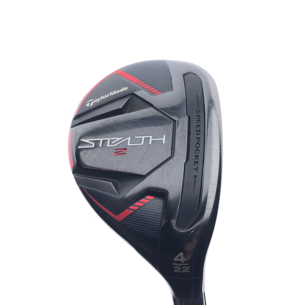 Used TaylorMade Stealth 2 4 Hybrid / 22 Degrees / Regular Flex
