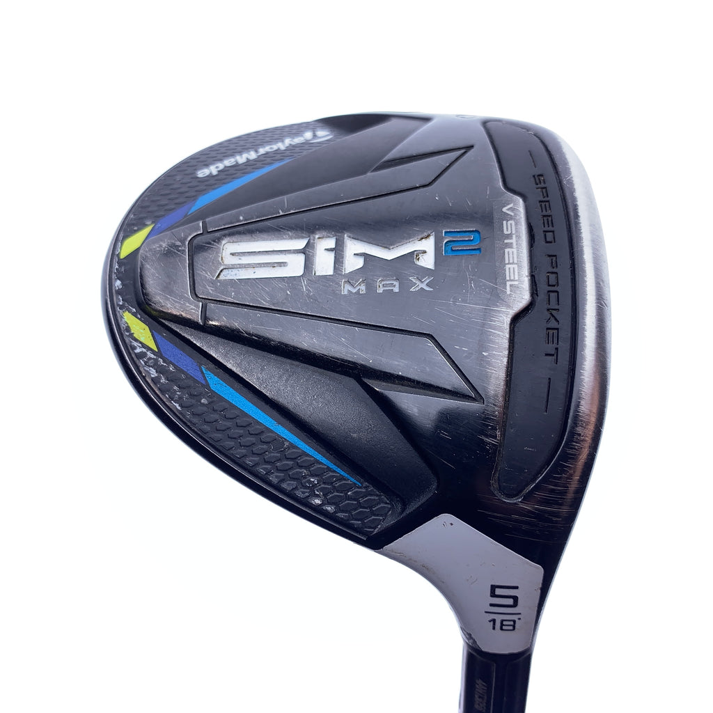 Used TaylorMade Sim2 Max 5 Fairway Wood / 18.0 Degrees / X-Stiff Flex