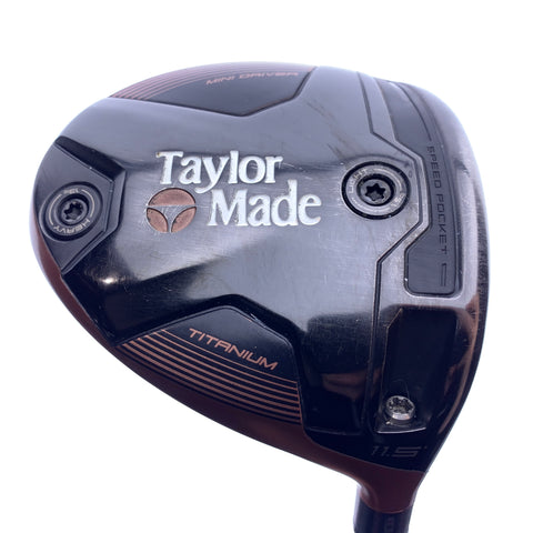 Used TaylorMade BRNR Mini Copper Driver / 11.5 Degrees / Stiff Flex