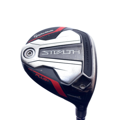 Used TaylorMade Stealth Plus 3 Fairway Wood / 15.0 Degrees / Stiff Flex