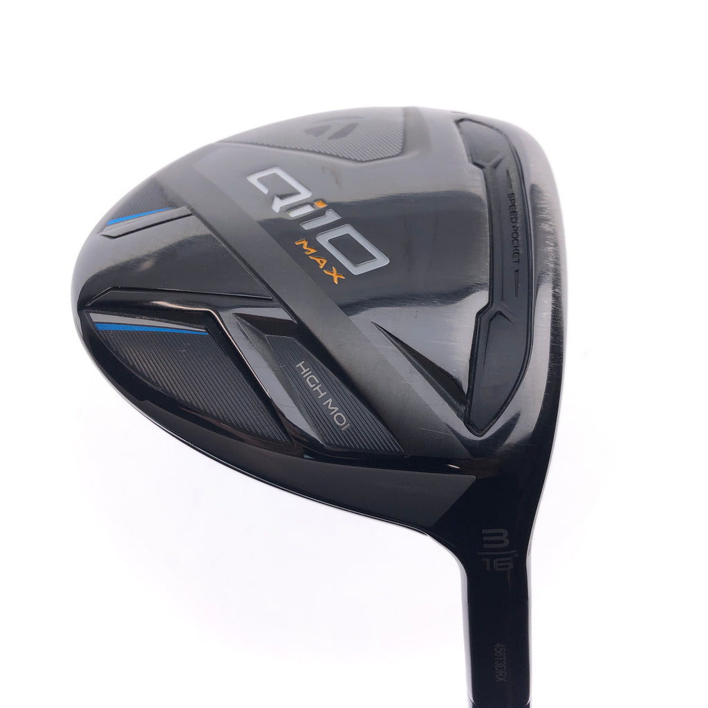 Used TaylorMade Qi10 Max 3 Fairway Wood / 16 Degrees / Stiff Flex