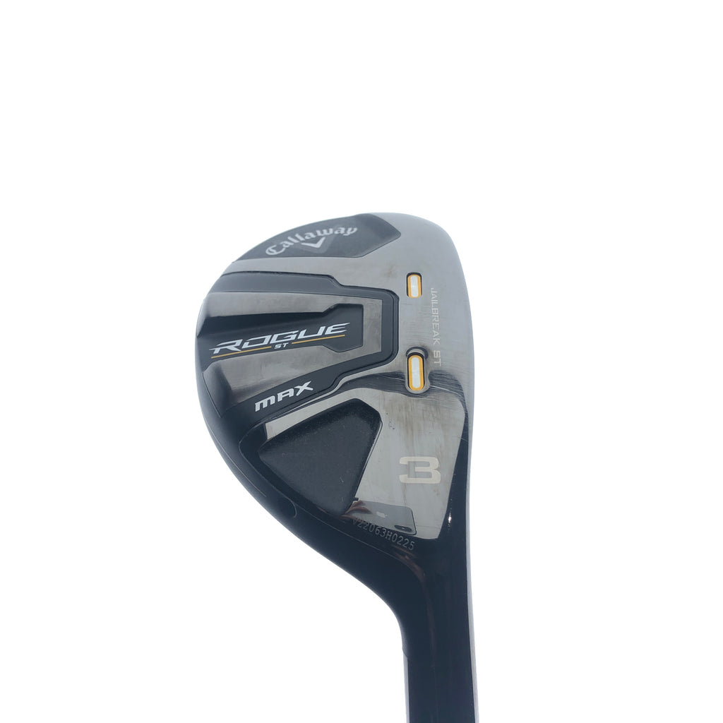 Used Callaway Rogue ST MAX 3 Hybrid / 18.0 Degrees / Regular Flex