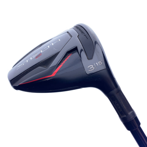 Used TaylorMade Stealth 2 3 Fairway Wood / 15.0 Degrees / Stiff Flex
