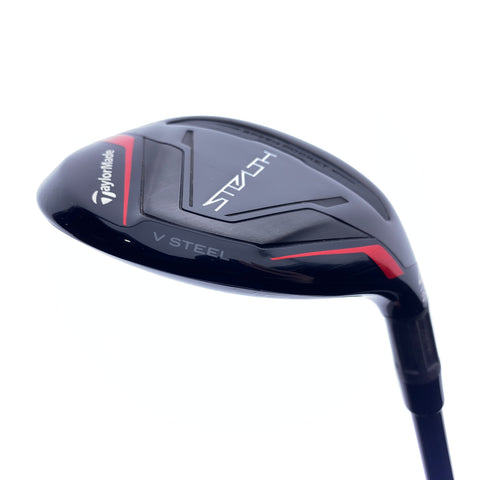 Used TaylorMade Stealth Rescue 4 Hybrid / 22.0 Degrees / Stiff Flex
