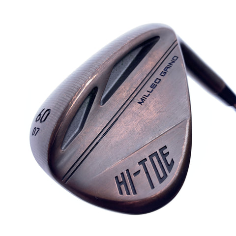 Used TaylorMade Milled Grind Hi-Toe 4 Copper Lob Wedge/60.0 Degrees/Wedge Flex