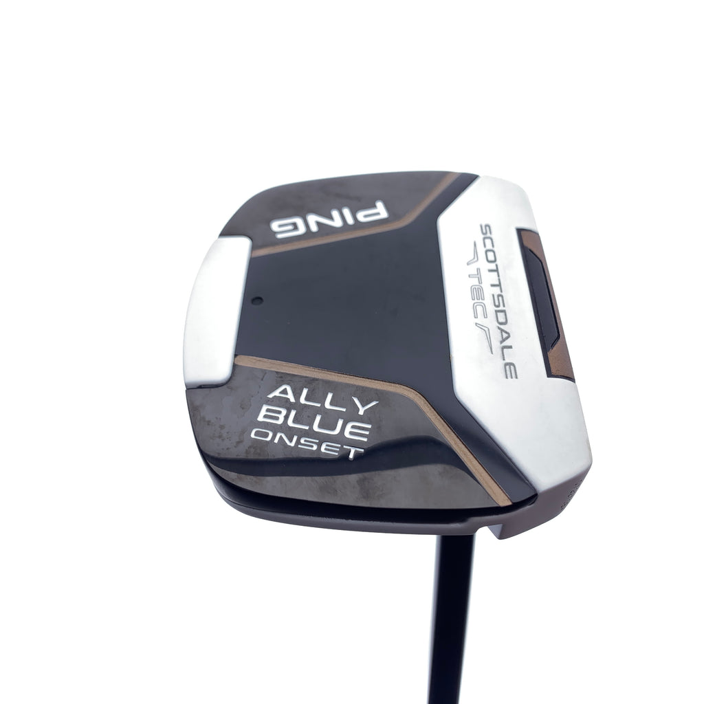 Used Ping Scottsdale Tec Ally Blue Onset Putter / 34.0 Inches