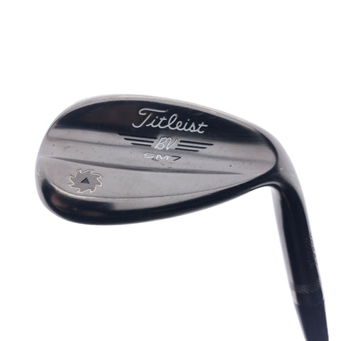 Used Titleist Vokey SM7 Jet Black Lob Wedge / 60.0 Degrees / Wedge Flex