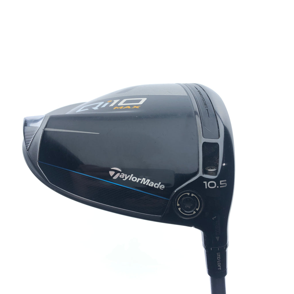 Used TaylorMade Qi10 Max Driver / 10.5 Degrees / Stiff Flex