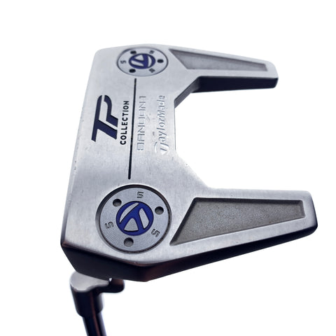 Used TaylorMade TP Hydro Blast Bandon 1 Putter / 35.0 Inches / Left-Handed