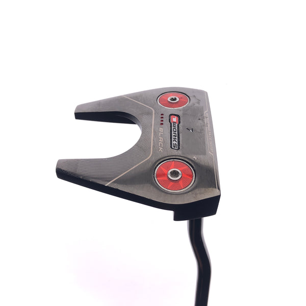 Used TOUR ISSUE Odyssey O-Works Black 7 Tank Putter / 35.0 Inches - Replay Golf 