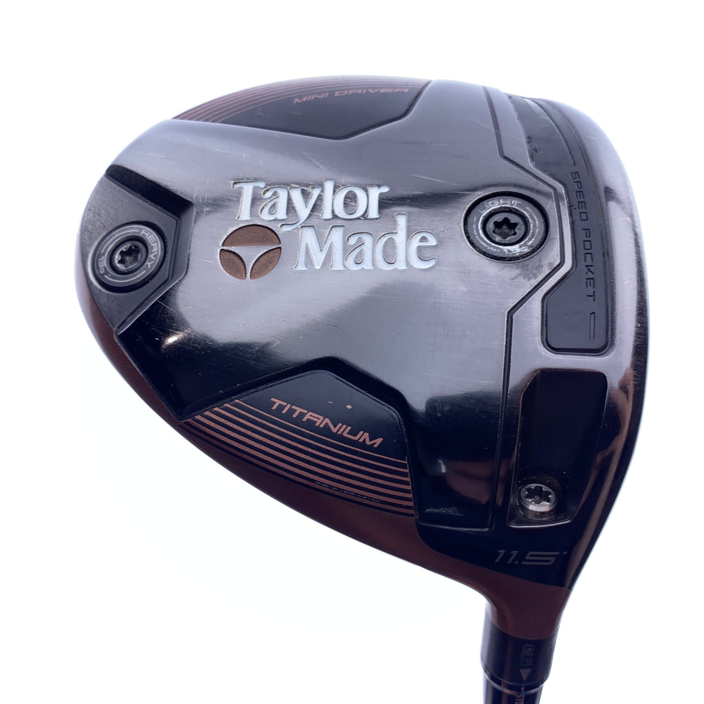 Used TaylorMade BRNR Mini Copper Driver / 11.5 Degrees / Stiff Flex