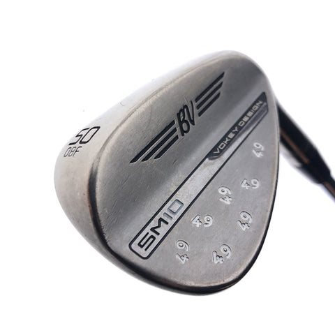 Used Titleist Vokey SM10 Nickel Gap Wedge / 50.0 Degrees / Regular Flex
