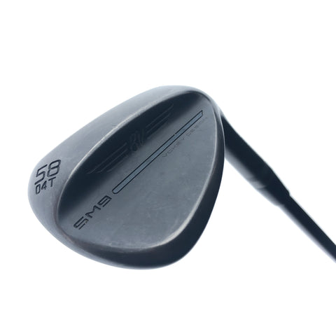 Used Titleist SM9 Jet Black Lob Wedge / 58.0 Degrees / Stiff Flex